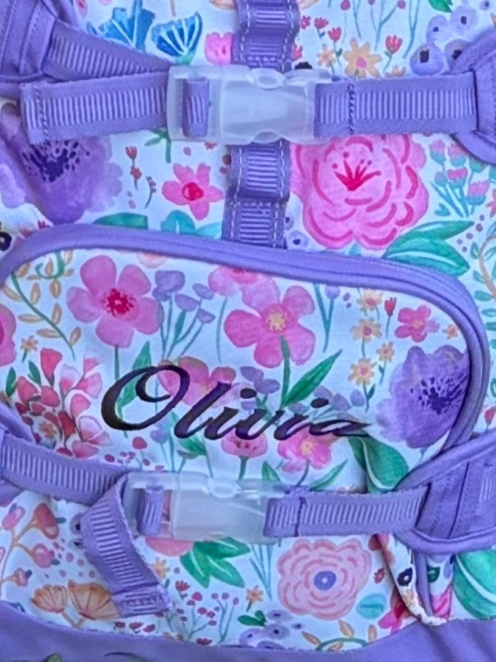 Pottery Barn Lavender Rolling Mackenzie Backpack - Picture 2 of 5